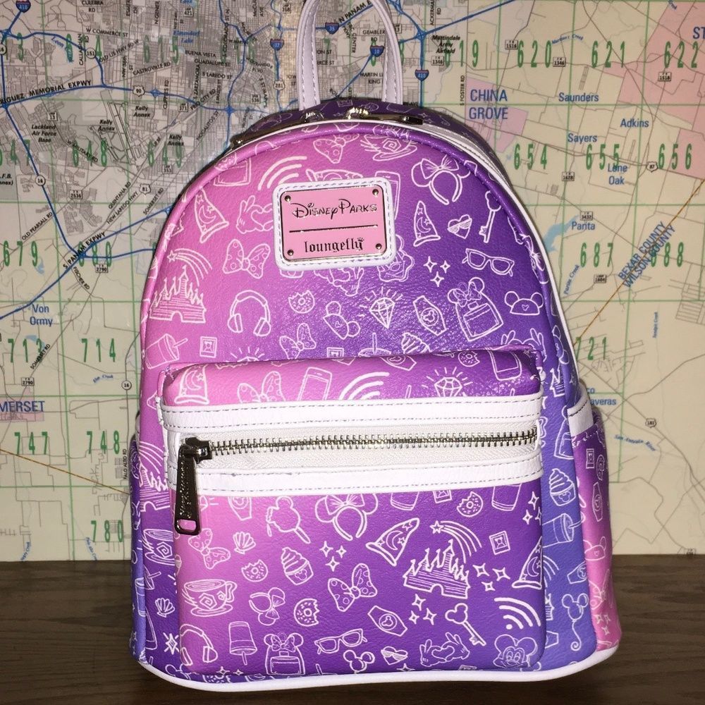 Loungefly food icon mini backpack